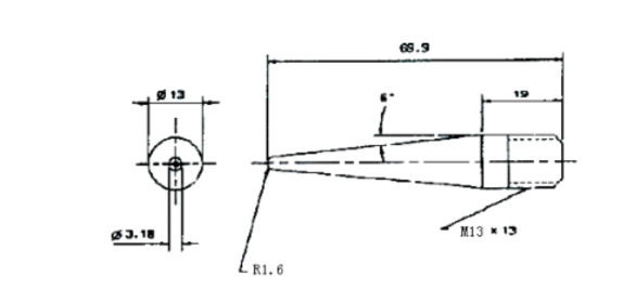 ASTM F1306標準規(guī)定的穿刺試驗頭（夾具）